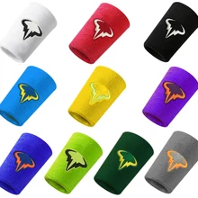 1 шт. напульсник nadal 12,5*7,5 см хлопчатобумажные Браслеты Спортивный напульсник повязка на руку для спортзала волейбола тенниса пот поддержка запястья защита