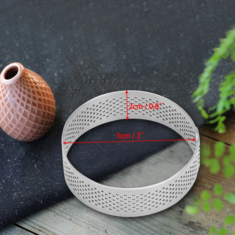 

Non-stick Stainless Steel Material Home Bake Large Size Tart Ring Mousse Circle Cake Mould