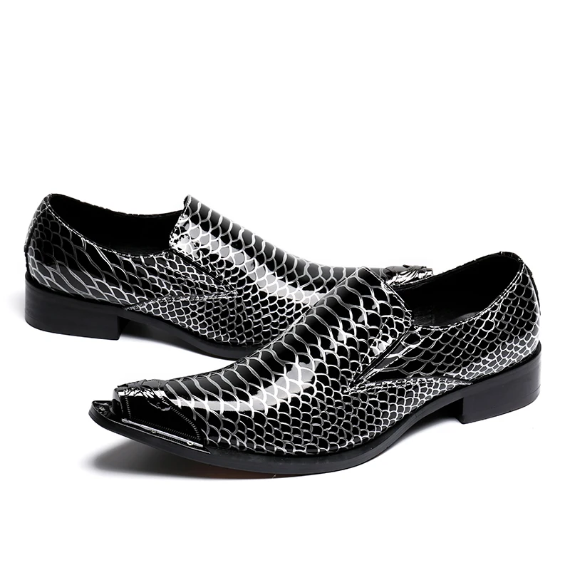 

2018 Haopuvsen handmade men loafers men fashion leathers black business dress shoes men's flats size