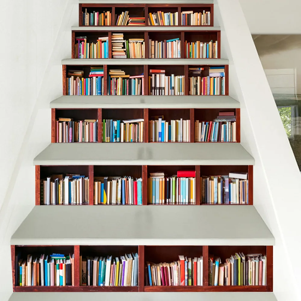 عالية الجودة 3d خزانة ديي السلالم الكتب الديكور pvc ملصق الفن جدارية ملصق الخطوة الباب خلفيات ذاتية اللصق جدار الشارات عالية الجودة 3d خزانة ديي السلالم الكتب الديكور pvc ملصق الفن جدارية ملصق الخطوة الباب خلفيات ذاتية اللصق جدار الشارات