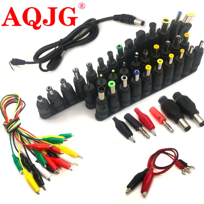 

48 1pair Universal Laptop AC DC Jack Power Supply Adapter Connector Plug for HP IBM Dell Apple Lenovo Acer Toshiba Notebook