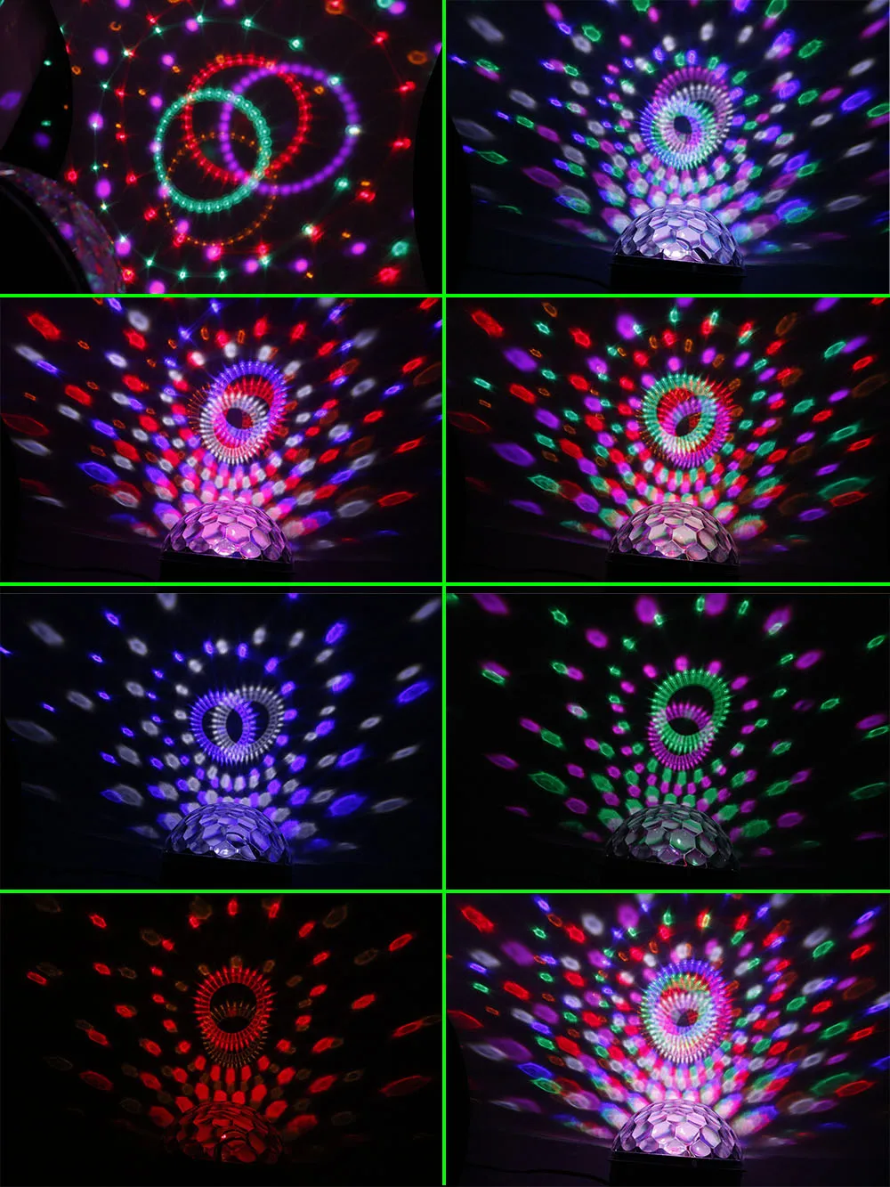 DMX512 LED этап Освещение multi Цвет + пульт дистанционного управления хрустальный магический шар лазерный луч диско DJ для вечеринки, дня рождения