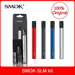 Оригинальный SMOK SLM комплект со встроенным 250 мАч + 2 шт. Pod 0,8 мл для электронной сигареты электронная сигарета mini VAPE pen stick vapor pod Kit