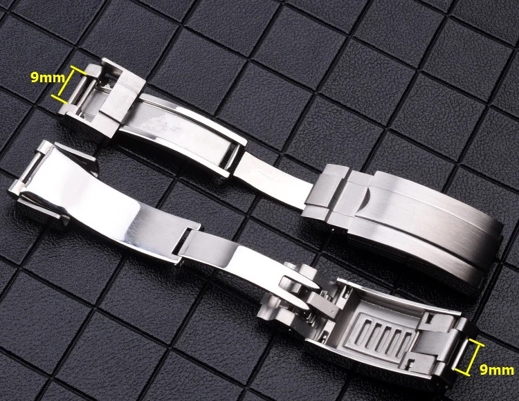 Высокое качество 9 мм комбинированный складной ремешок для часов застежка для ролевого ремня для Daytona Submariner DEEPSEA нажмите инструменты