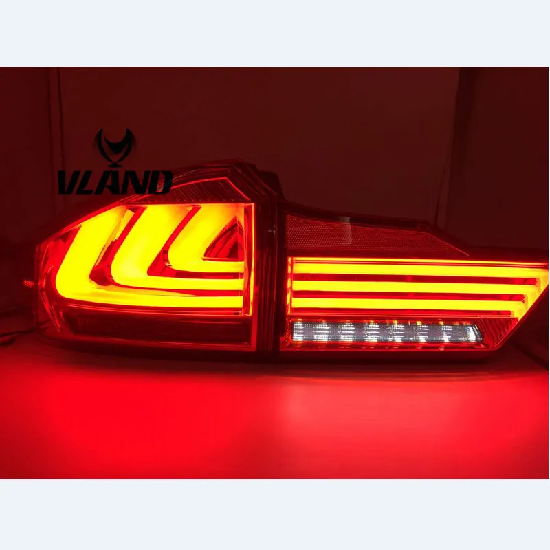 

VLAND manufacturer for Car Tail light for City LED Taillight 2014-2017 for City Tail lamp turn signal with sequential indicator