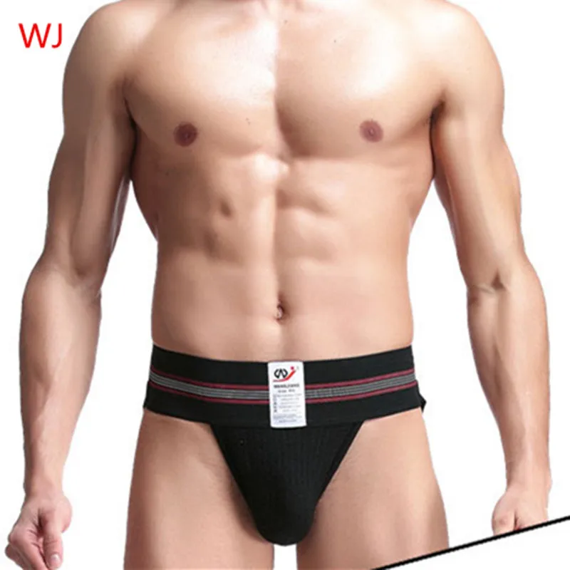 WJ Брендовые мужские сексуальные джоки g string Jock нижнее белье трусы стринги новая