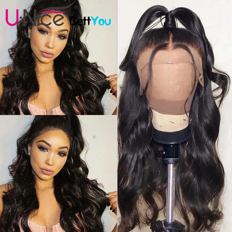 Unice Hair 360 Lace Frontal Wig Brazilian Remy Body Wave Wigs 10 24