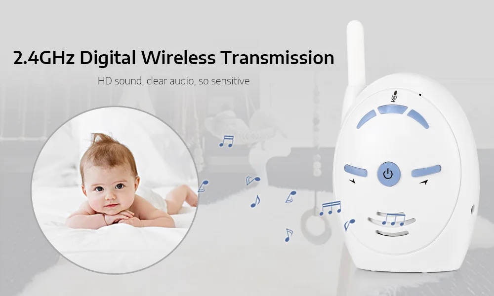 Infant Baby Monitor Wireless Audio Walki (9)