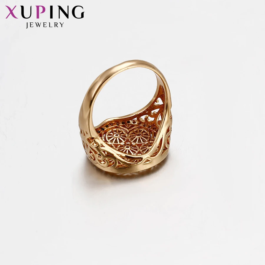 Xuping модное ювелирное изделие популярный дизайн темпераментный стиль кольцо для девушек и женщин Позолоченные кольца, подарок на Рождество S64-7-14392