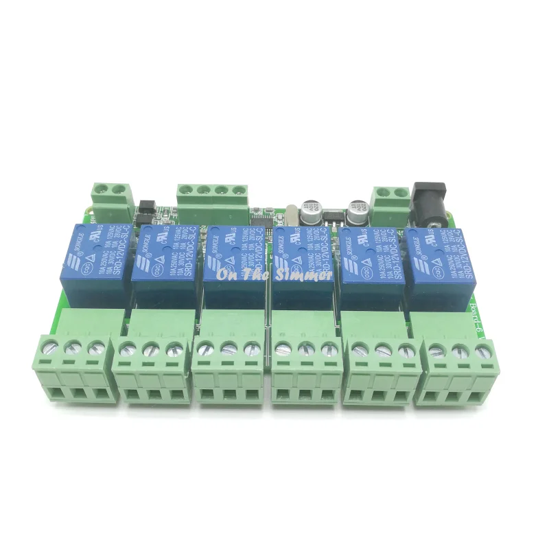

MODBUS RTU 6 relay module 485 communication TTL communication infrared