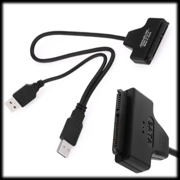 

by DHL or EMS 200 pieces USB 2.0 to SATA 7+15 Pin 22Pin converter cable