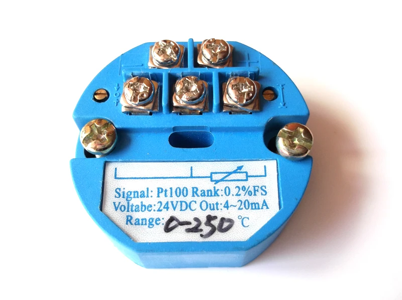 Integrated Temperature Transmitter Module 4-20mA 24VDC PT100 Thermal Resistance | Инструменты