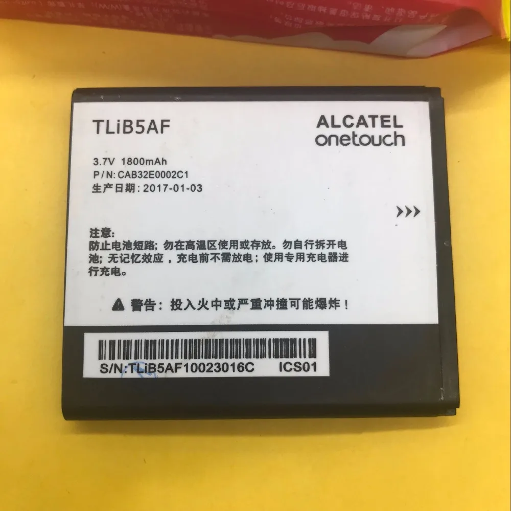 Оригинальный аккумулятор для телефона TLiB5AF Alcatel One Touch Pop C5 OT 5036 5036D 5037 5037D Сменные