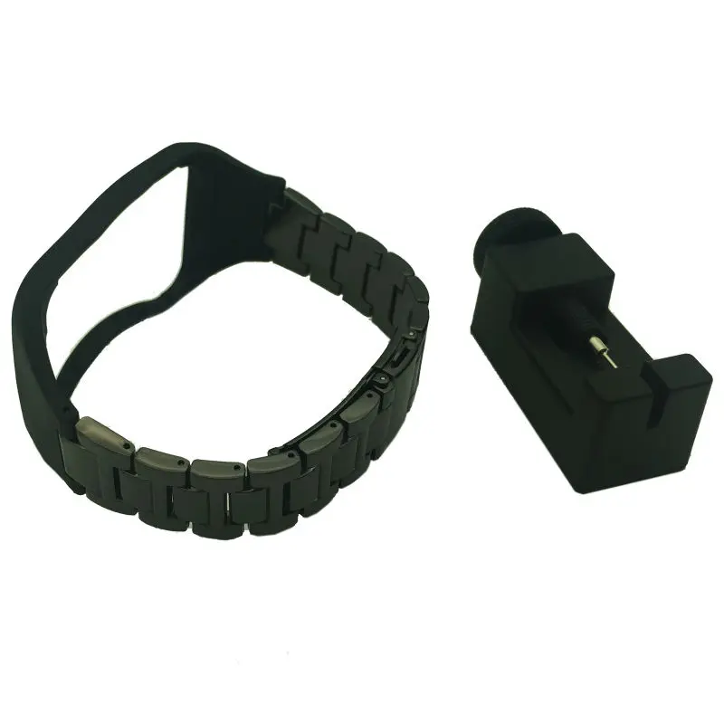 Adjustable metallic Replacement Wristband Fitness Bracelet Strap For SAMSUNG GALAXY Gear S R750 Steel Wrist Band