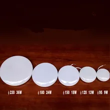 Светодиодный потолочная поверхность круглый светильник 9 Вт 13 Вт 18 Вт 24 Вт 36 Вт Светодиодный светильник 85-265 в современный светодиодный светильник UFO потолочный светильник для украшения дома