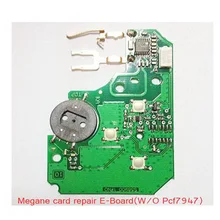 (5pcs/Lot )3 Button Electronic Remote PCB Repair Set for Renault Megane Card without PCf7947