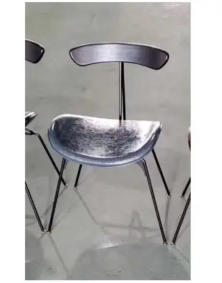 Промышленный стиль обеденный стул дизайнерский светильник роскошный Ретро Лофт стул из кованого железа муравьиный стул простой твердый деревянный стул