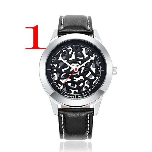 

Fashion luxury brand wristwathes men leather strap wattches male clocks