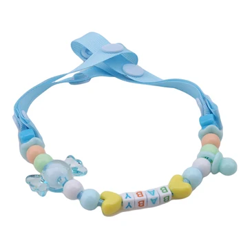 

Dummies PP Infant Nipple Clip Holders Personalized Baby Pacifier Clip Holder Nipple Teether Necklace For 1pc