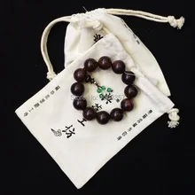 100 шт/лот) высокое качество джут/Лен шнурок ювелирные изделия мешок для косметики/браслет размер быть настроен, много цветов