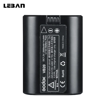 

Godox VB20 7.2v 2000mAh Rechargeable Li-ion Battery for Godox Flash Light Speedlite V350S V350C V350N V350O V350F
