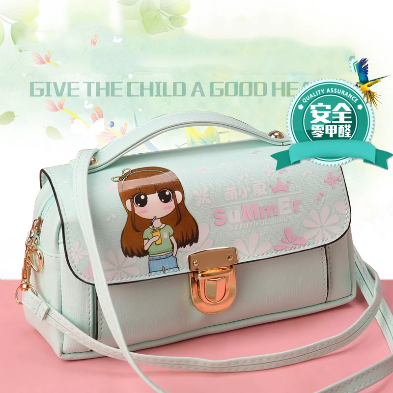 Корейский Творческий Crossbody ручки сумки карандаш для Обувь девочек