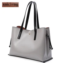 2017 de Las Mujeres Bolsos de Las Mujeres Famosas Marcas de Bolsos de Diseño de Alta calidad de Cuero Bolsa de Hombro Bolsos Mujer Bolsa Sac Un principal