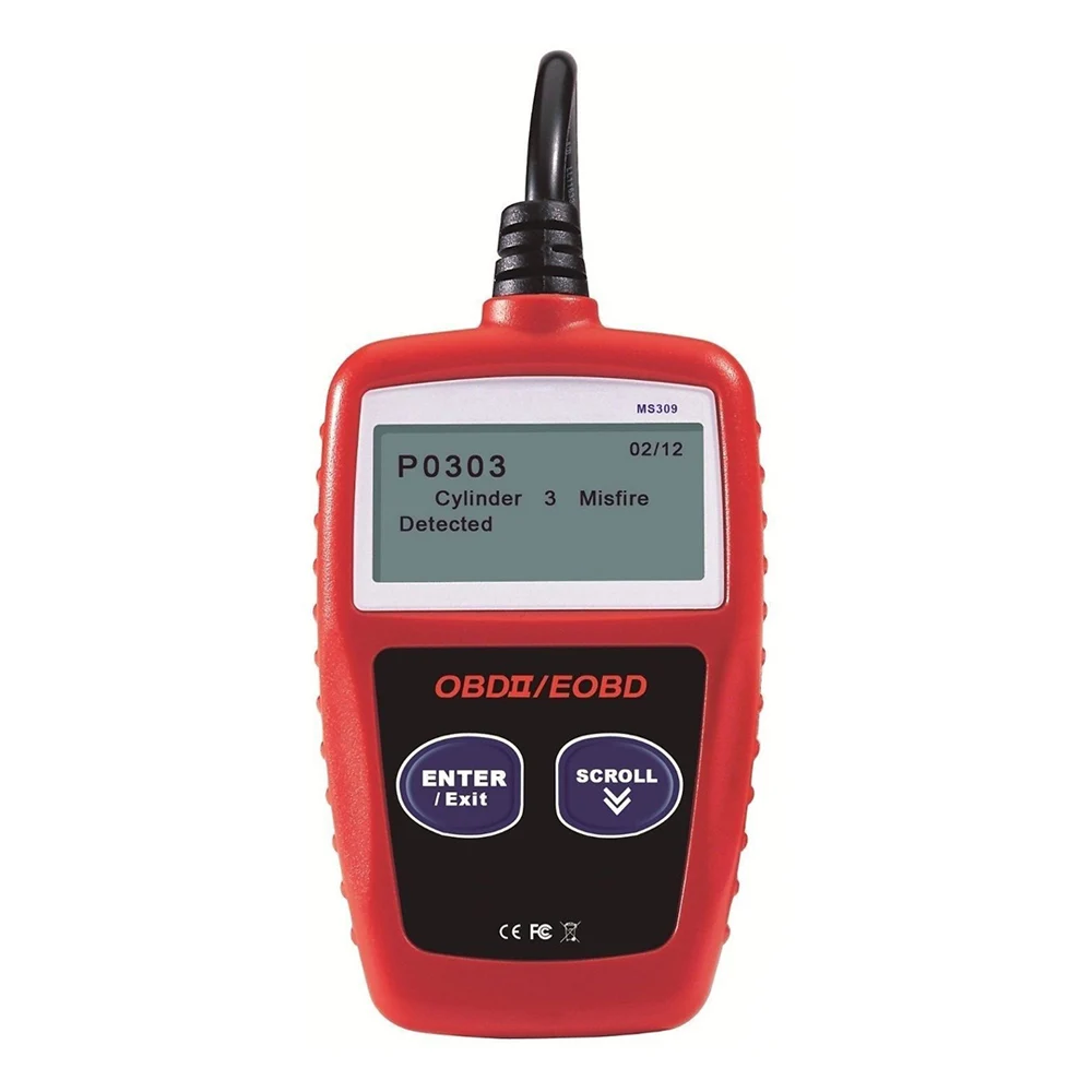 Koop Nieuwe OBD2 Obdii Auto Code Reader MS 309 Auto Code Reader MS309 Universal Diagnostic Tool