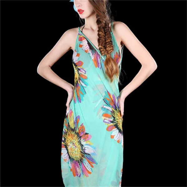 Новое поступление шифон шарфы с цветочным принтом сезон: весна–лето солнцезащитный крем для женщин 8 цветов шелк ремни пляж Полотенца