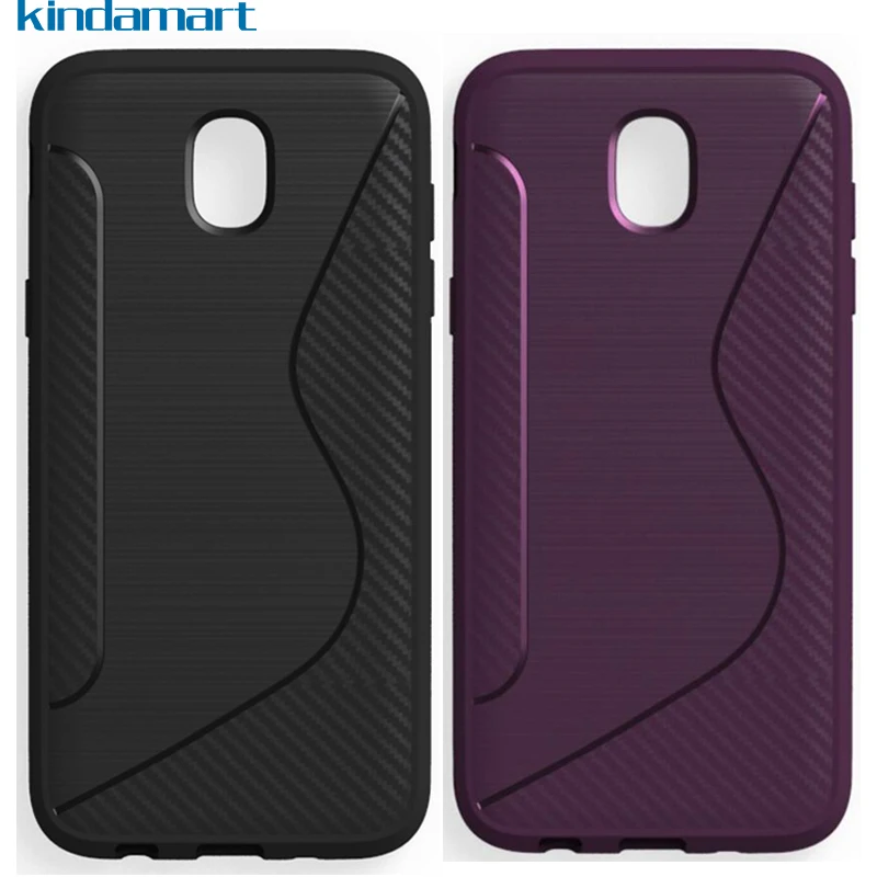for Samsung Galaxy J3 2017 Case Shockproof Brushed Silicone Rugged Bumper Cover J330F |