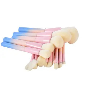 

14Pcs/set Gradient Handle Makeup Brushes Soft Synthetic Hair Foundation Power Brush Set Facial Make Up Tools