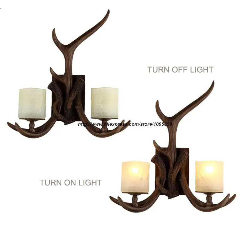 SETTEMBRE Industrial Decoracao Para quarto Light Wall 2 рога настенная лампа Бар Ресторан арт деко