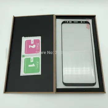 

2pcs HD Vision 3D Full Coverage tempered glass For Samsung Galaxy S8 Screen Protect with Antiscratch and Fingerprintresistant