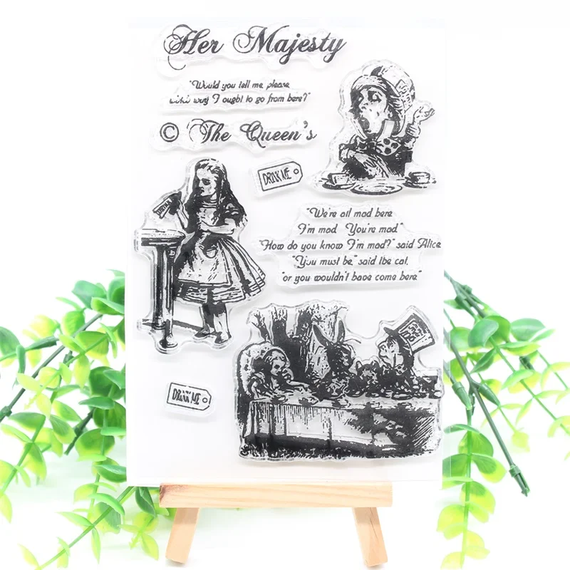 

KSCRAFT Vintage Transparent Clear Silicone Stamps for DIY Scrapbooking/Card Making/Kids Fun Decoration Supplies 593