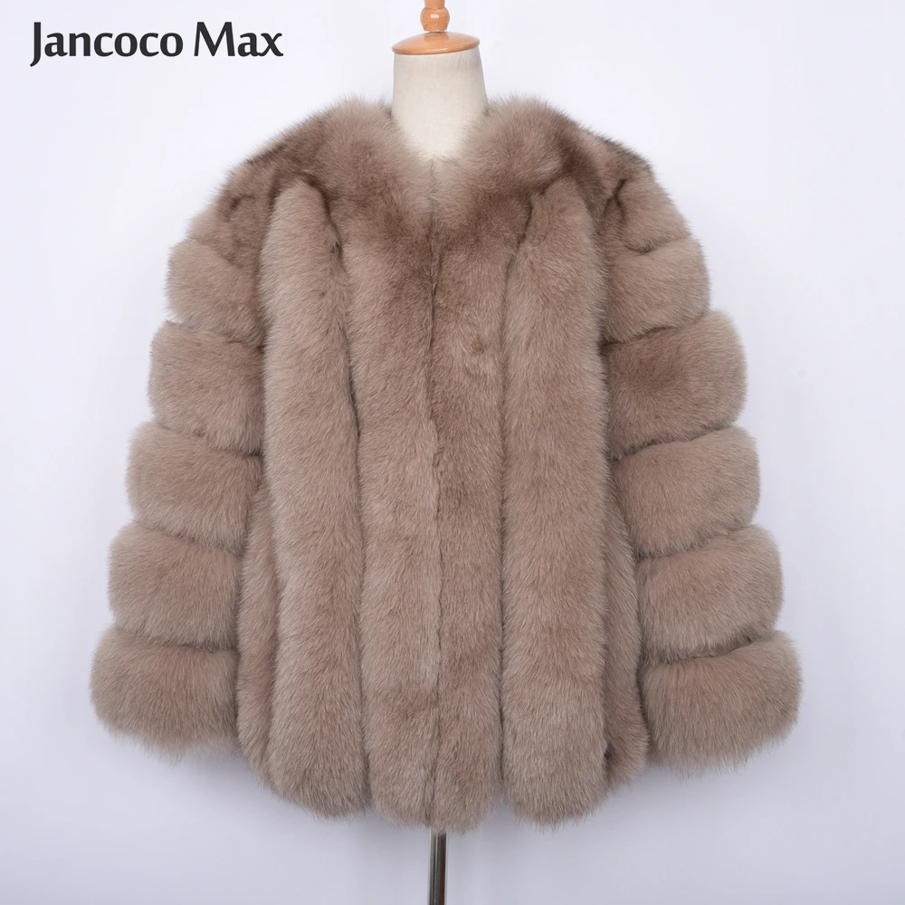 

Real Fox Fur Coats Women Outerwear New Design Winter Thick Warm Genuine Fox Jackets Lady S7526