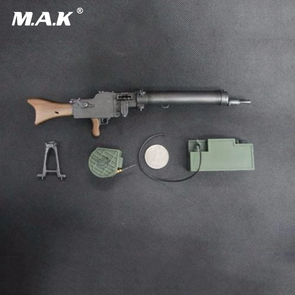 Масштаб 1/6 модель оружия солдата игрушки MG08/15 пулемет с водяным охлаждением для