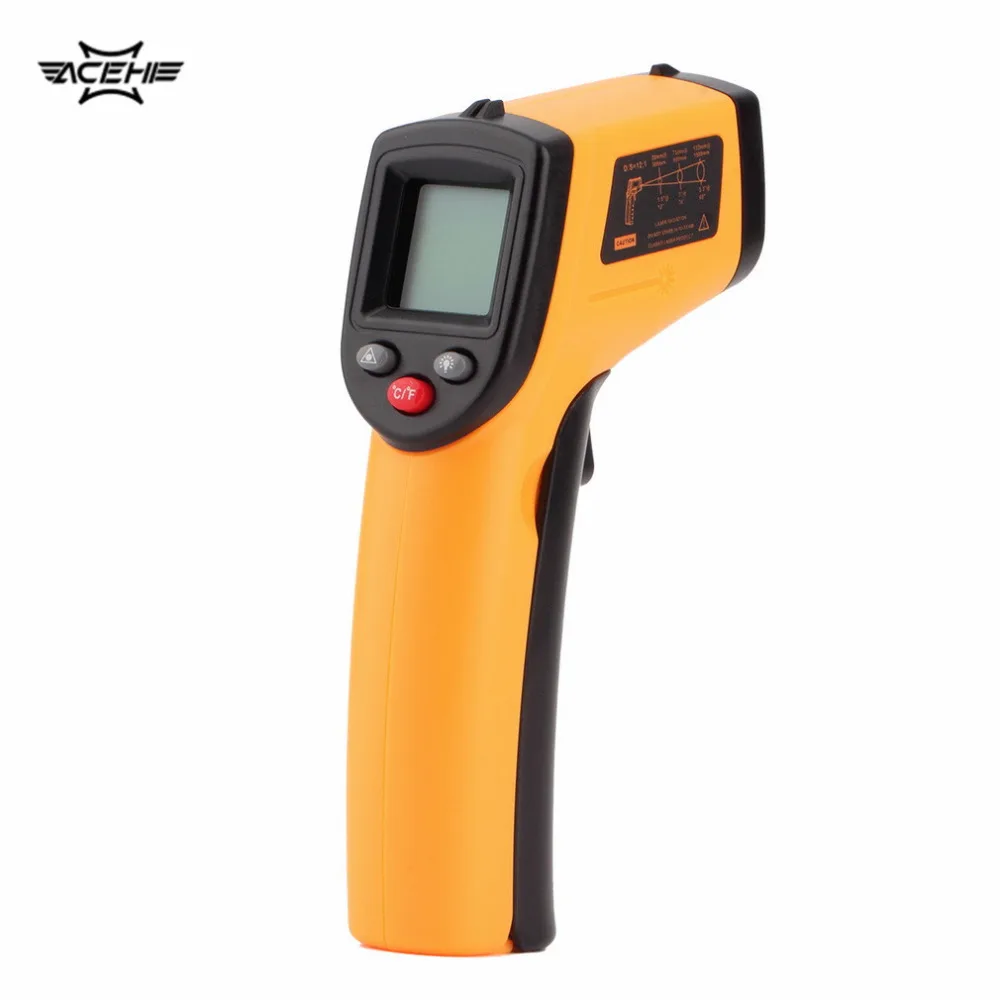 Image 1 Pcs Laser LCD Digital IR Infrared Thermometer GM320 Temperature Meter Gun Point  50~330 Degree Non Contact Thermometer