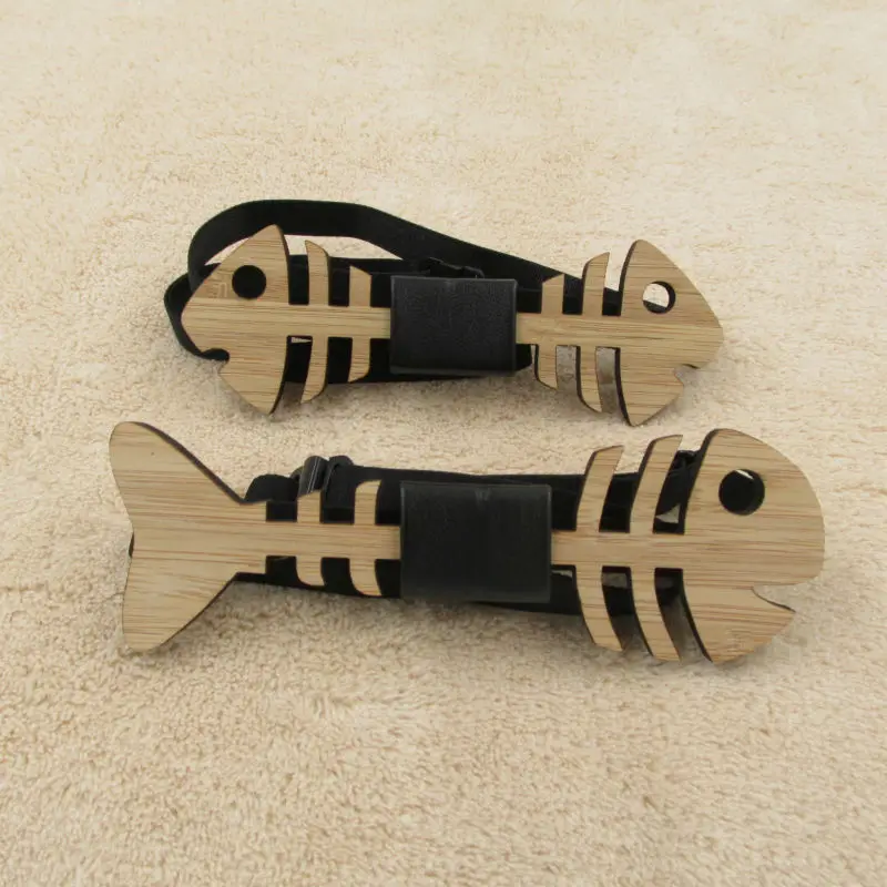 Fishbone гитара сердце деревянный галстук-бабочка для мужчин Классические Галстуки бабочка ручной работы