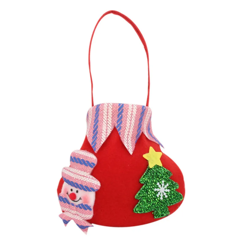 Creative Santa Claus Christmas Gift Bag Candy Bag Merry Christmas Bags Present Supplies Home Party Christmas Decor #4o23 (2)