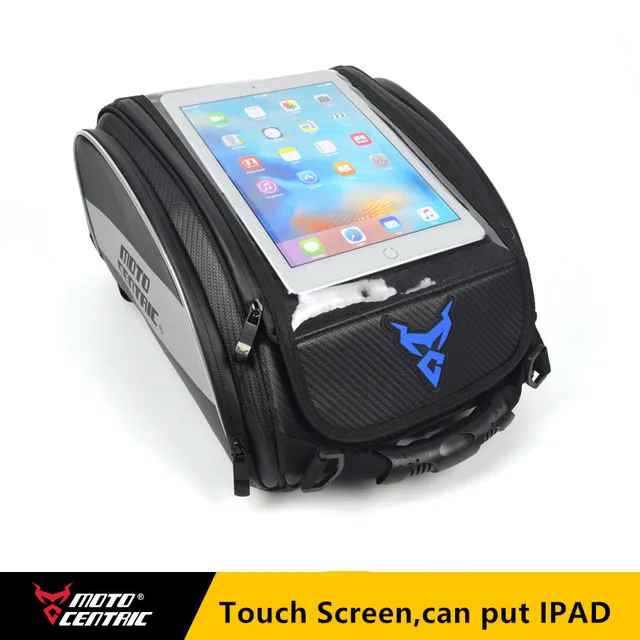 $US $34.26 Touch Screen Motorcycle Bag Tank Moto Helmet Bag Handbag Motocross Rider Rear Seat Bag For Honda BM