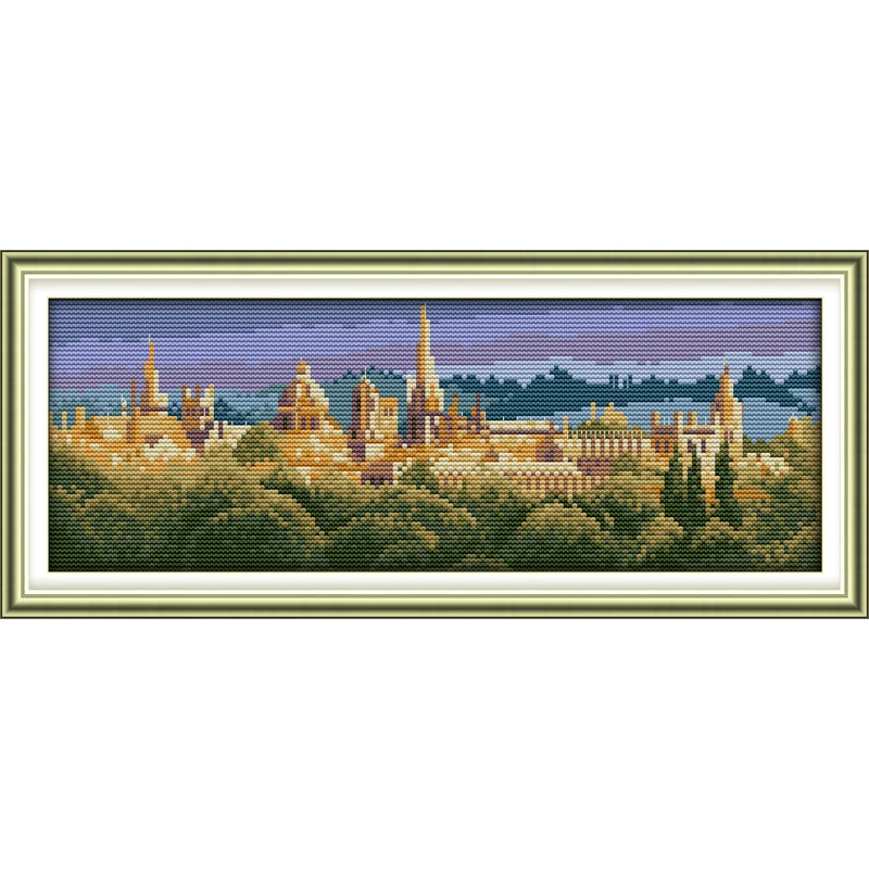 Everlasting Love Oxford китайский набор крестиков экологический хлопок Печатный 11CT DIY