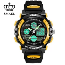 Детские спортивные военные часы модные детские кварцевые Светодиодные цифровые часы Relogio Relojes для мальчиков водонепроницаемые наручные часы