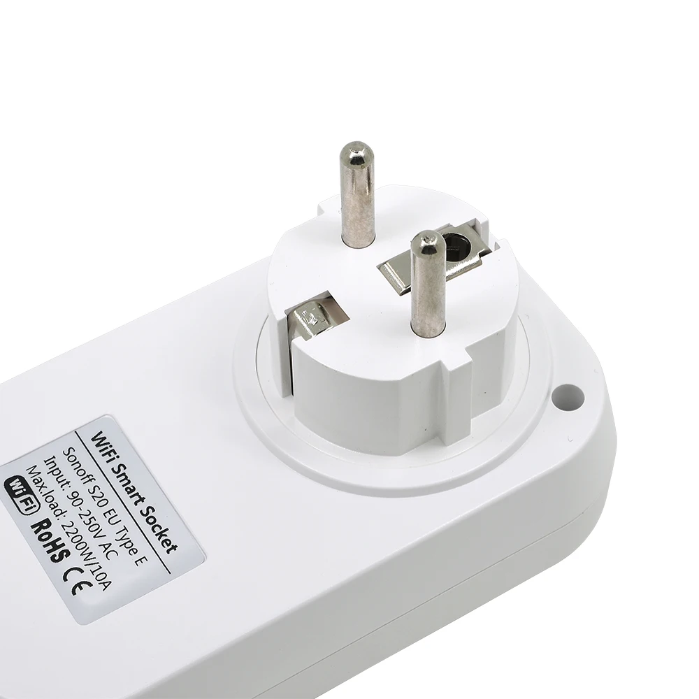 Itead Sonoff S20 Smart Wifi Power Socket Eu Plug Outlet