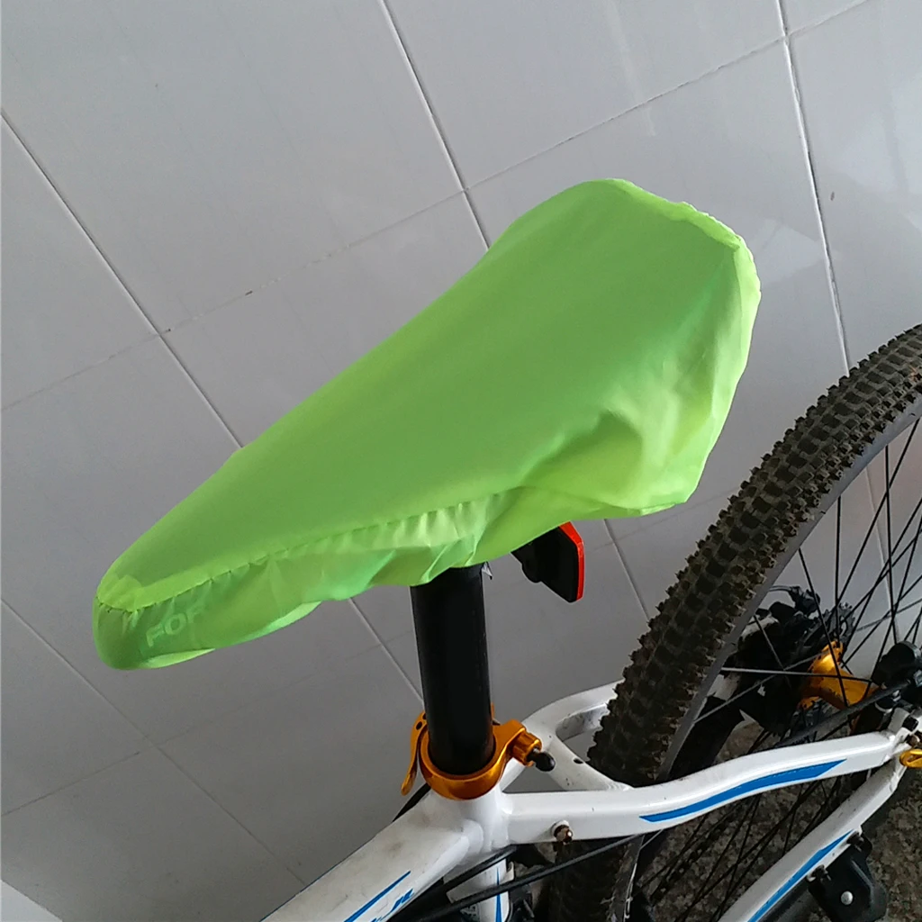 Waterproof Bike Seat Cover - Bicycle Saddle Protective Rain Cover Dust Resistant Shield Accessories Cubierta de asiento housse