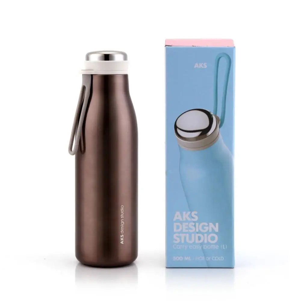 AKS Vacuum Water Bottles Tumbler Insulated Stainless Steel Metal Portable Thermos coffee Flask Thermal School Beker Termokubek