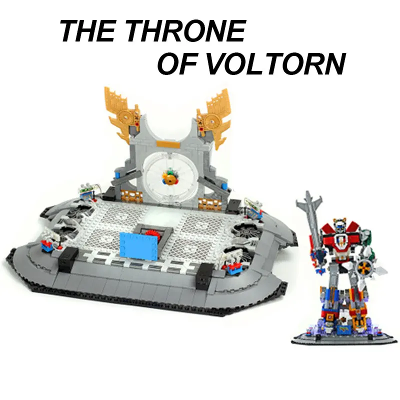 

New MOC The Throne Of Voltronly Robot King Compatible 16057 21311 With Led Light Building Blocks Bricks Fun Toys