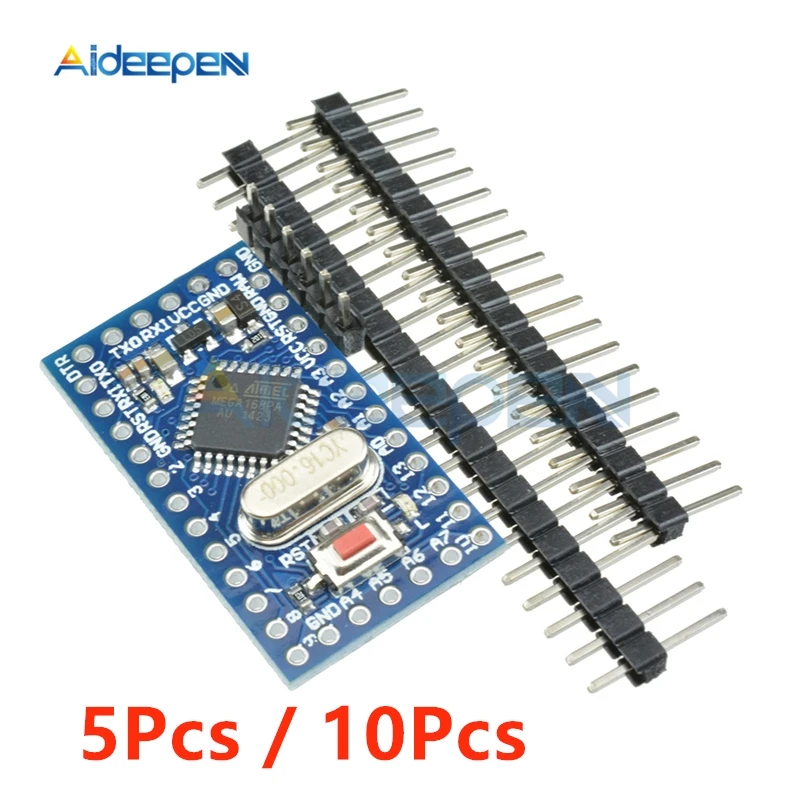 

5/10Pcs lot Pro Mini Atmega168 Mini ATMEGA168 Crystal Oscillator Board Module 16M 5V For Arduino Nano Replace Atmega328 Hot Sale