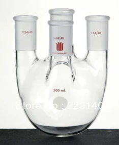 

Flask, Round bottom,4-neck,Vertical, Capacity:1000ml, Center joint:45/50, Side Joint:29/42, Front Joint:29/42