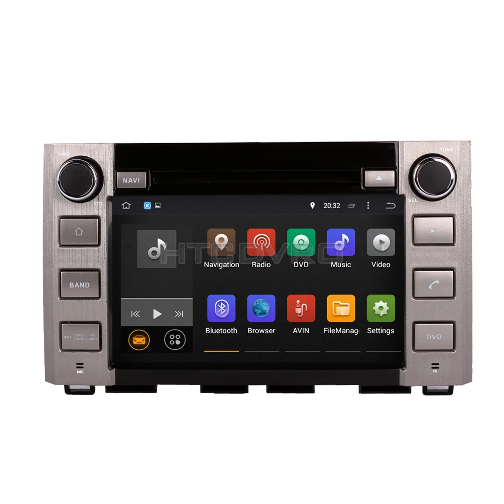 Cheap YMODVHT 8inch 4G Octa Core Android 9.0 7.1 Car DVD Player for Toyota Tundra 2014-  GPS Auto RDS Radio Audio Video Stereo 12