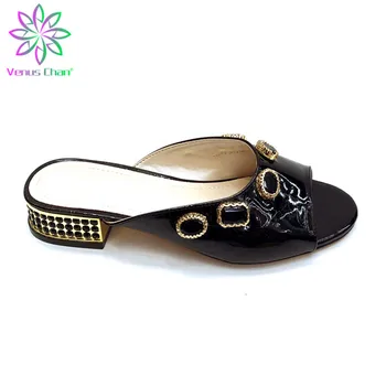 

Office Ladies Sandals Shoes Without Bag African Shoes Women Newest DesignTo Match Italian shoes Fashion Design Comfortable Heels